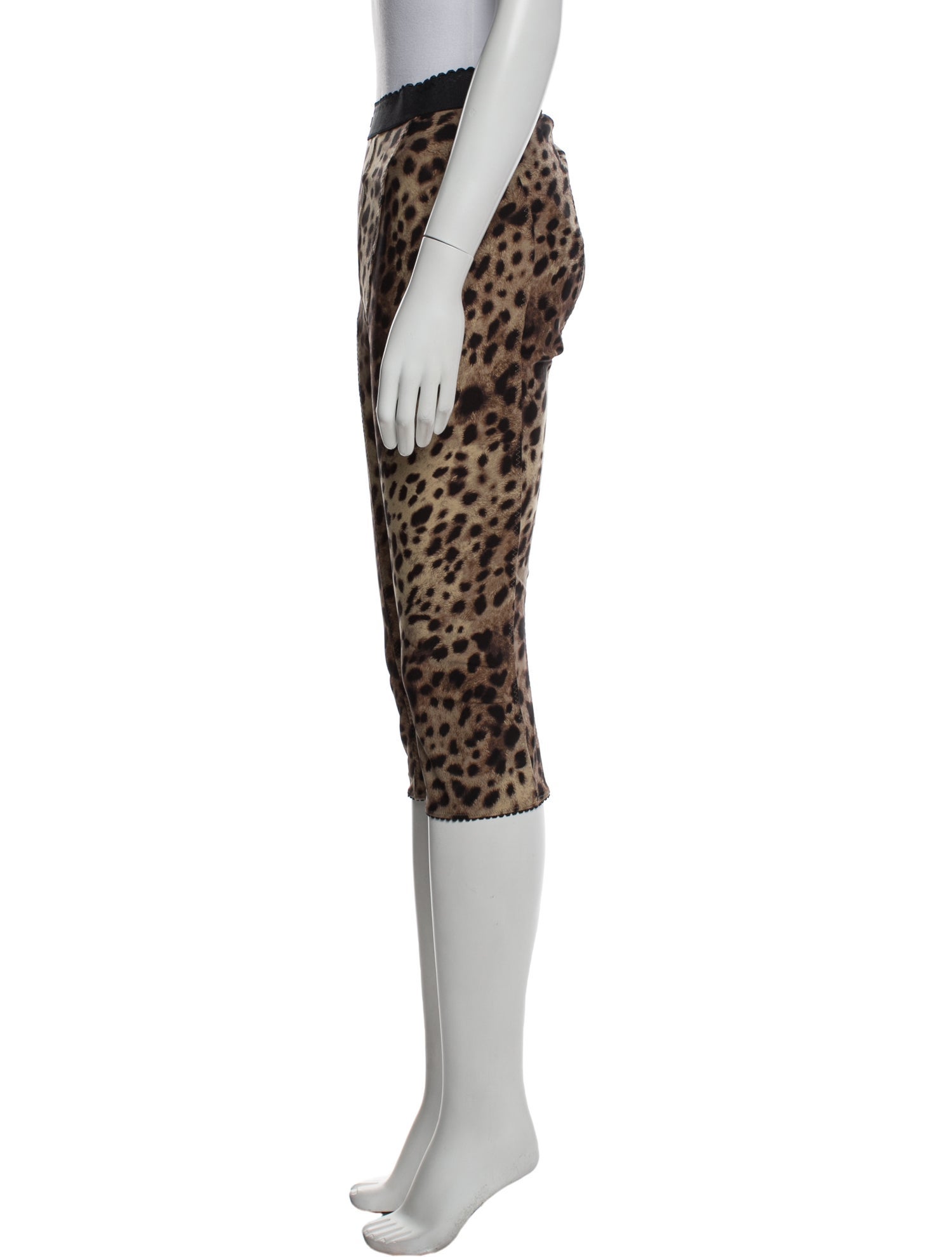 Dolce&Gabbana x Skims Animal Print Straight Leg Pants