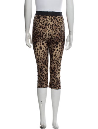 Dolce&Gabbana x Skims Animal Print Straight Leg Pants