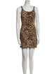 Dolce&Gabbana x Skims Animal Print Mini Dress