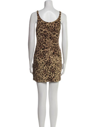 Dolce&Gabbana x Skims Animal Print Mini Dress