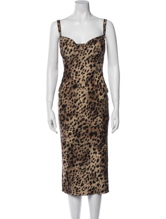 Dolce&Gabbana x Skims Silk Midi Length Dress