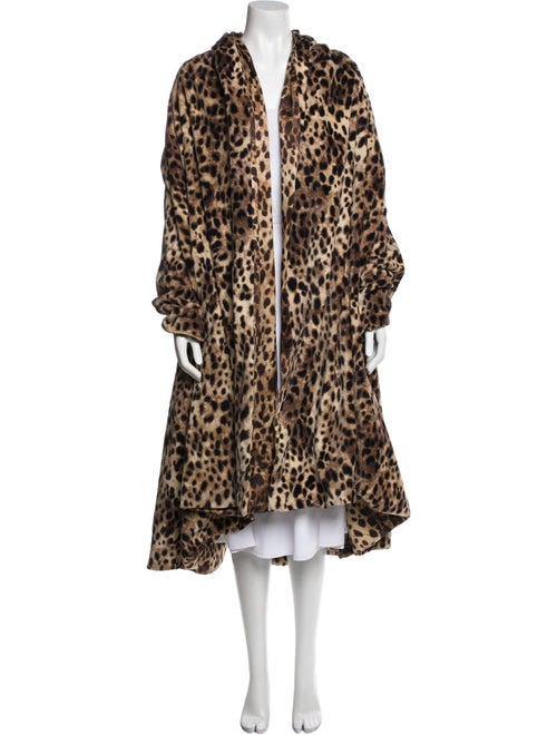 Dolce&Gabbana x Skims Animal Print Faux Fur Coat