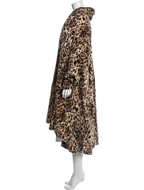 Dolce&Gabbana x Skims Animal Print Faux Fur Coat