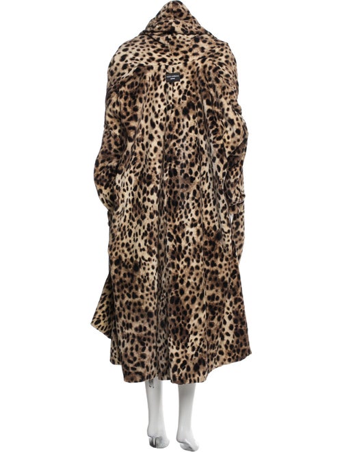 Dolce&Gabbana x Skims Animal Print Faux Fur Coat