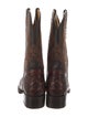 Sebastian Ami Leather Printed Western Boots