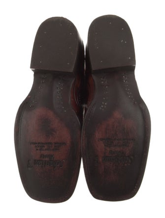 Sebastian Ami Leather Printed Western Boots