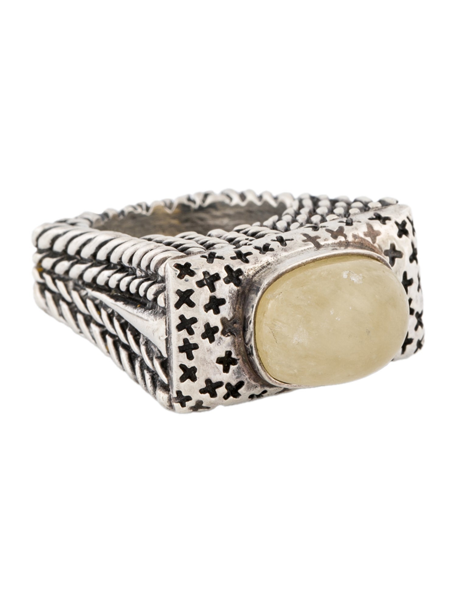 Dian Malouf Calcite Cocktail Ring