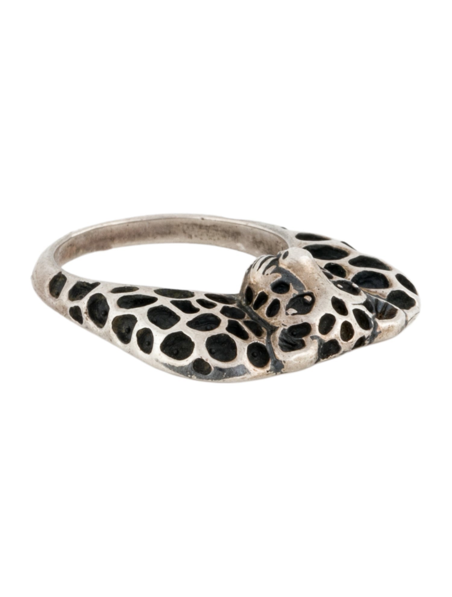 Dian Malouf Flat Jaguar Ring