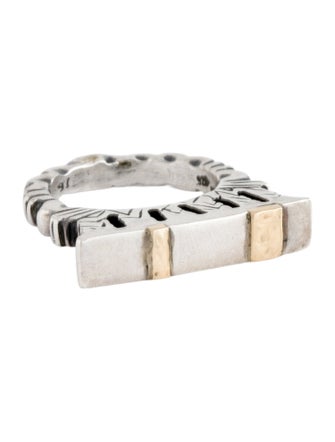 Dian Malouf Two-Tone Cocktail Ring