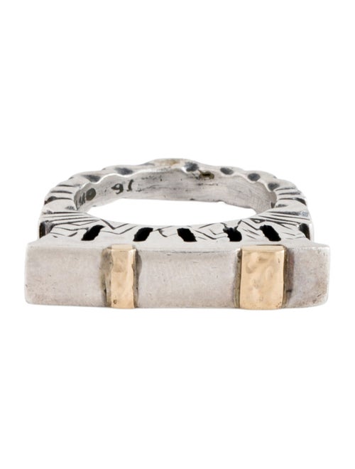 Dian Malouf Two-Tone Cocktail Ring