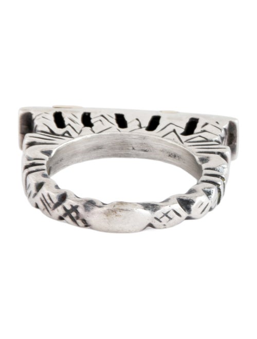 Dian Malouf Two-Tone Cocktail Ring