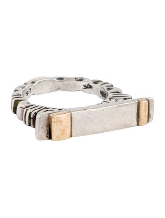 Dian Malouf Two-Tone Cocktail Ring