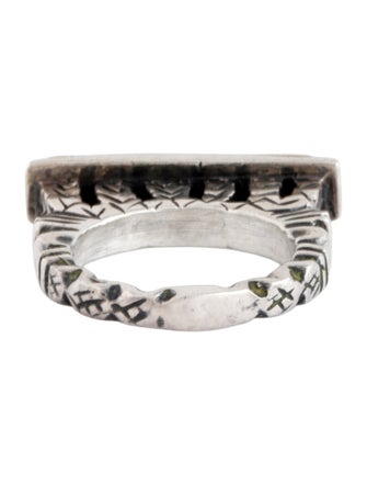 Dian Malouf Two-Tone Cocktail Ring