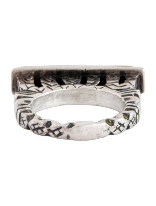 Dian Malouf Two-Tone Cocktail Ring