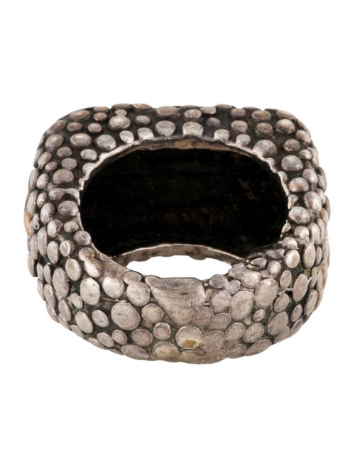 Dian Malouf Two-Tone Square Dome Ring