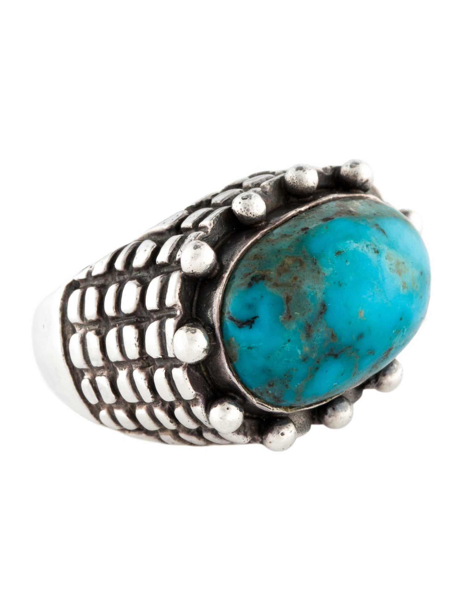 Dian Malouf 19.26ct Turquoise Cocktail Ring