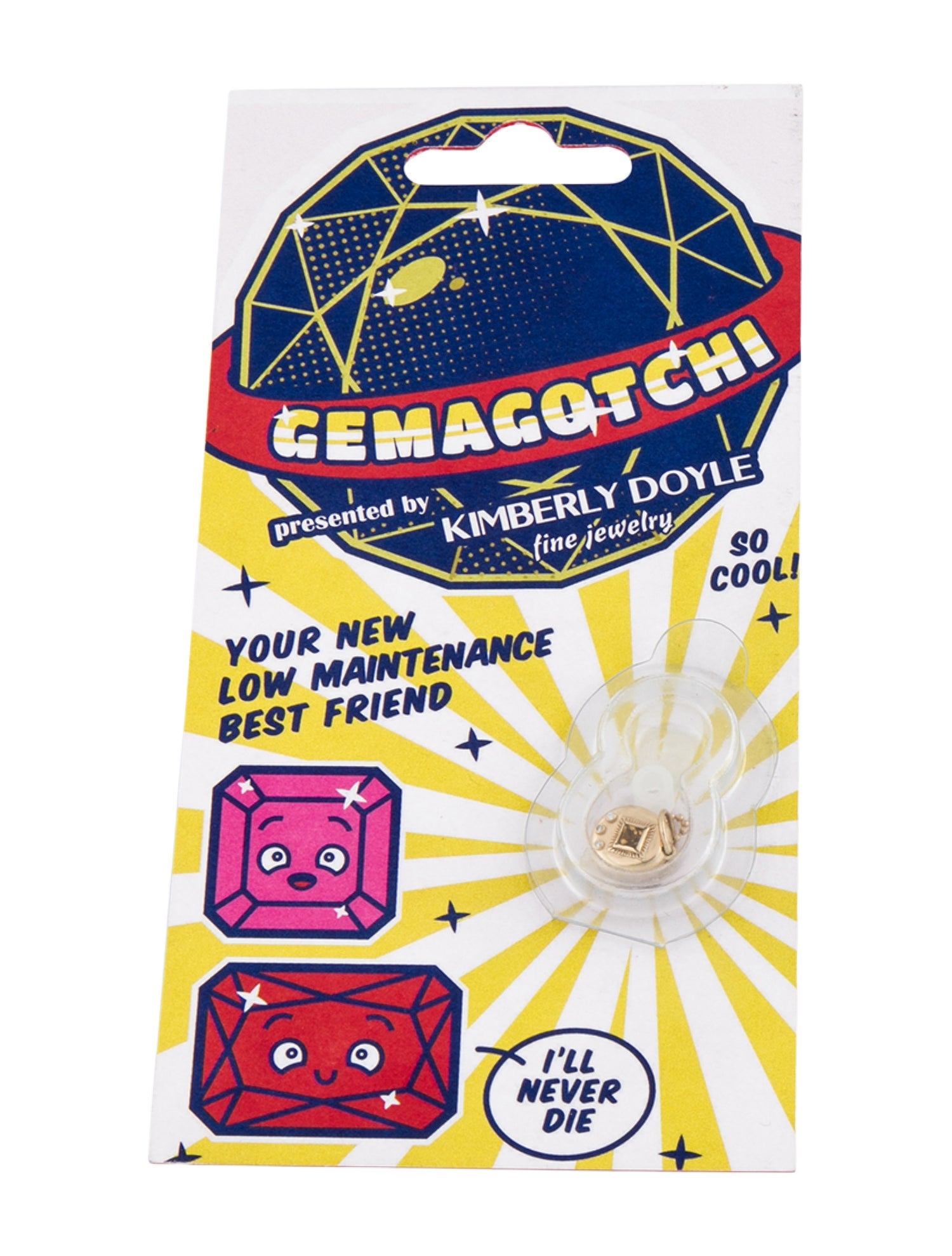 Kimberly Doyle 14K Citrine & Diamond Baby Gemagotchi Charm