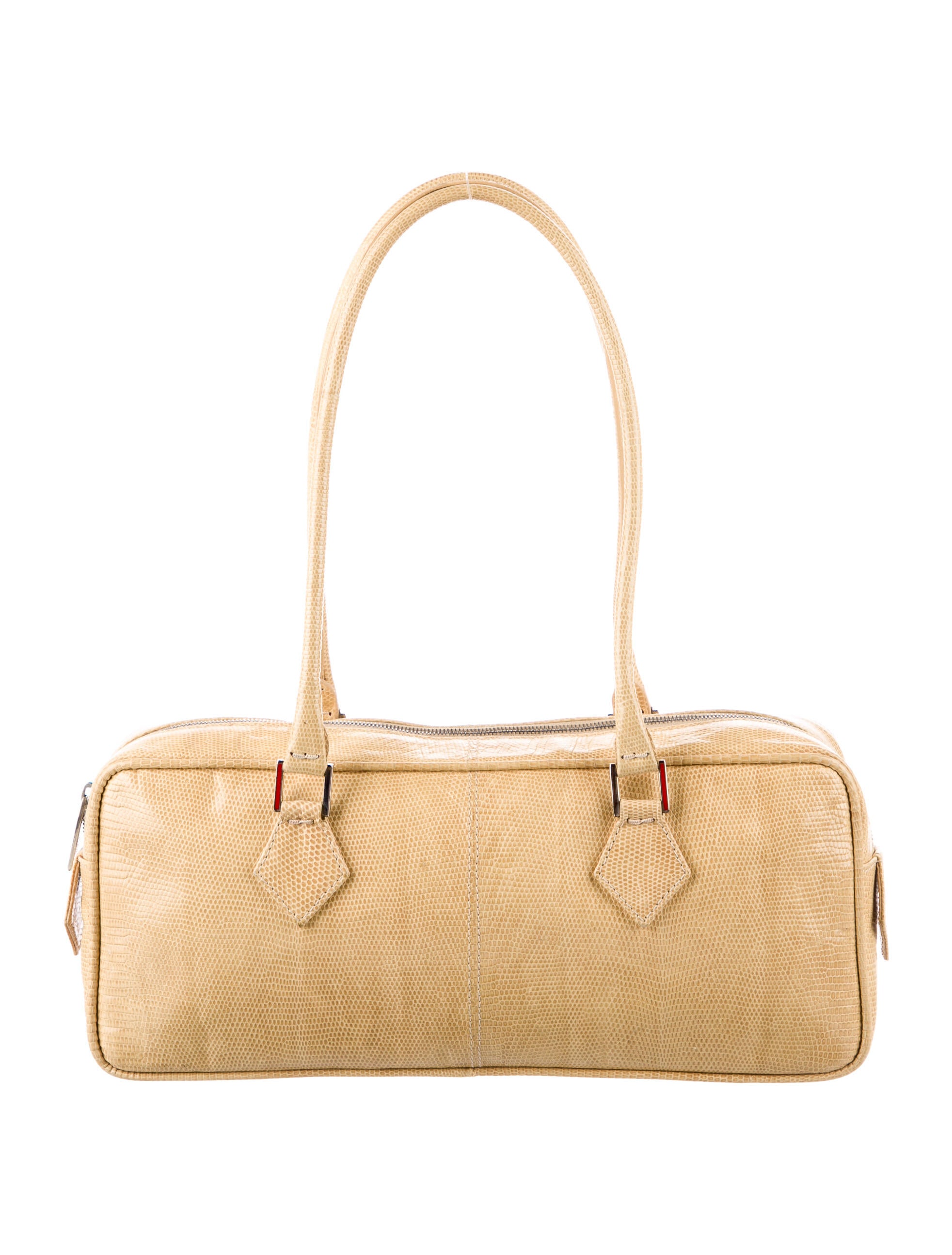 Valentino Garavani Atelier Lizard Shoulder Bag - Yellow Shoulder