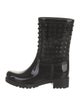 Valentino Garavani Atelier Rockstud Accents Rubber Rain Boots