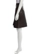 Valentino Garavani Atelier Lamb Leather Knee-Length Skirt