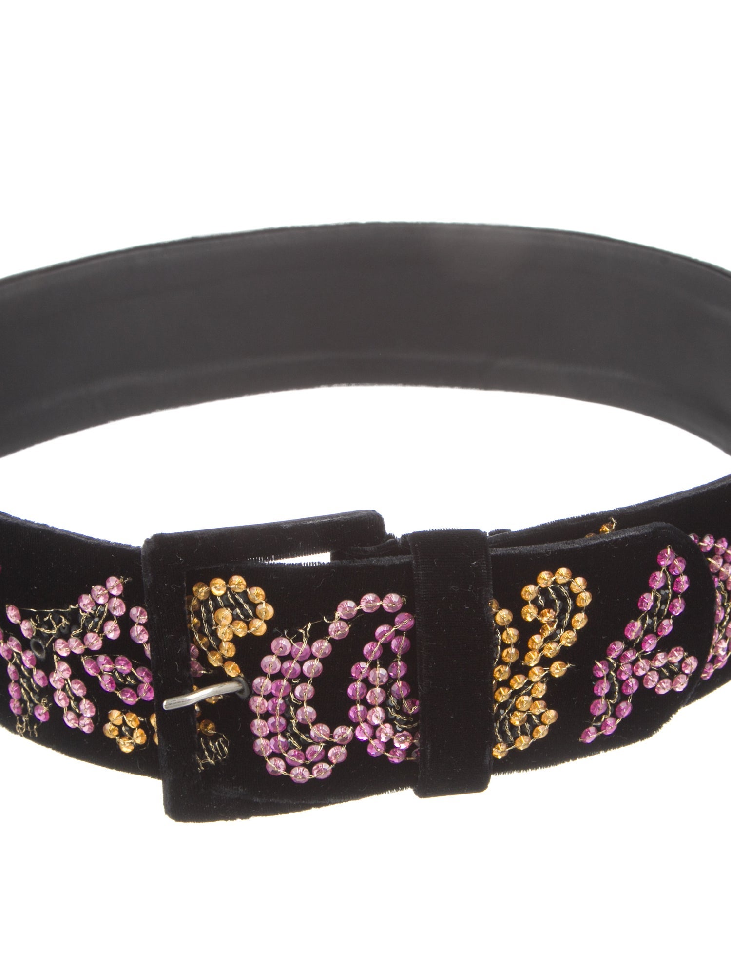 Valentino Garavani Atelier Wide Velvet Waist Belt