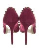 Valentino Garavani Atelier Suede Leather Trim Embellishment Pumps