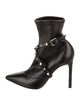 Valentino Garavani Atelier Leather Studded Accents Boots
