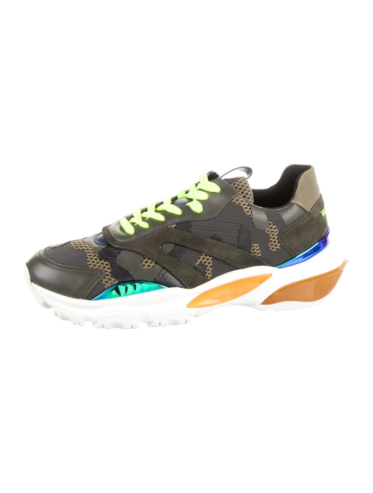 Valentino Mesh Printed Chunky Sneakers