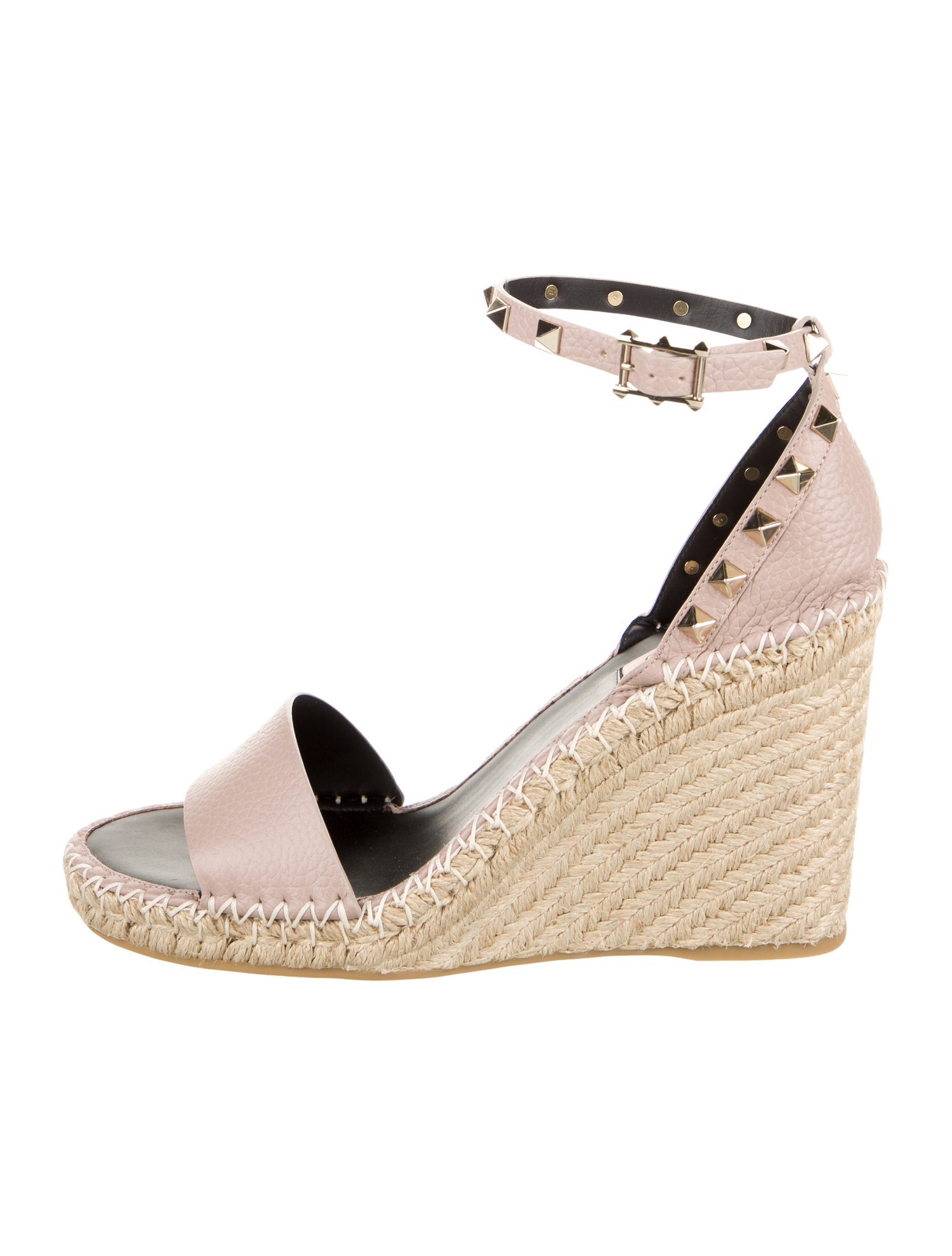 Valentino Leather Espadrilles