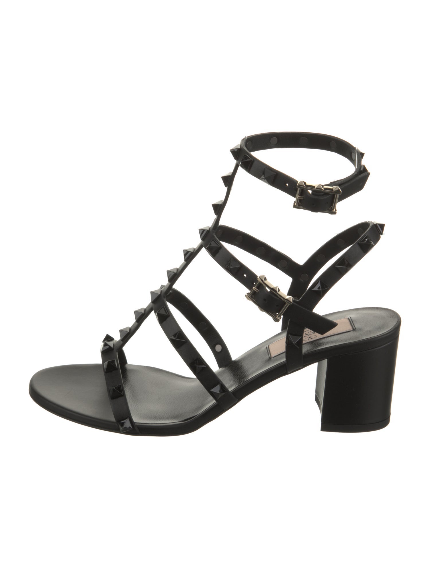Valentino Rockstud Accents Leather Gladiator Sandals w/ Tags