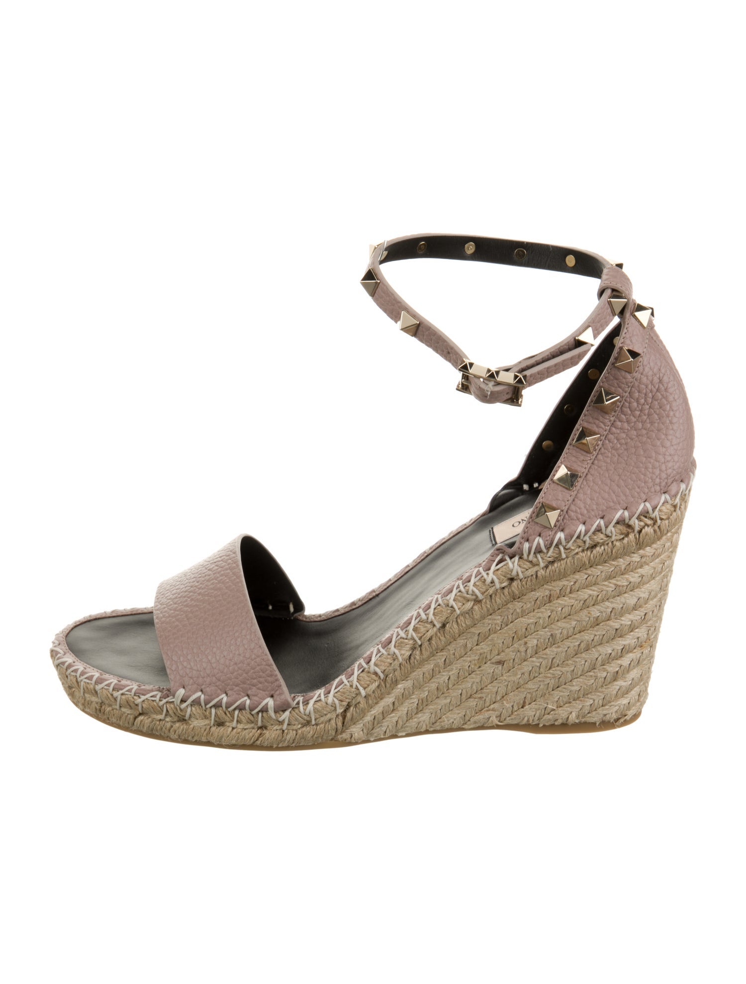 Valentino Leather Espadrilles