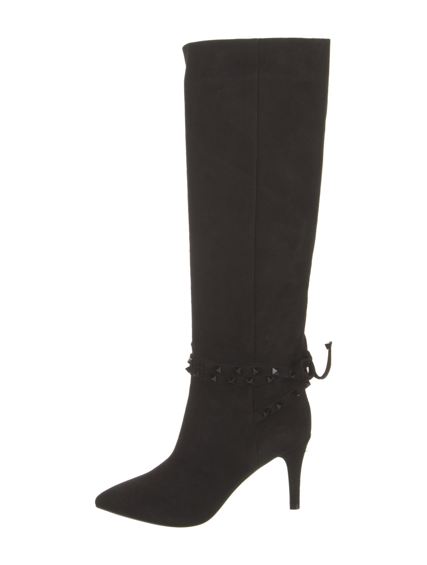 Valentino Leather Studded Accents Boots w/ Tags