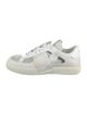 Valentino Leather Graphic Print Sneakers
