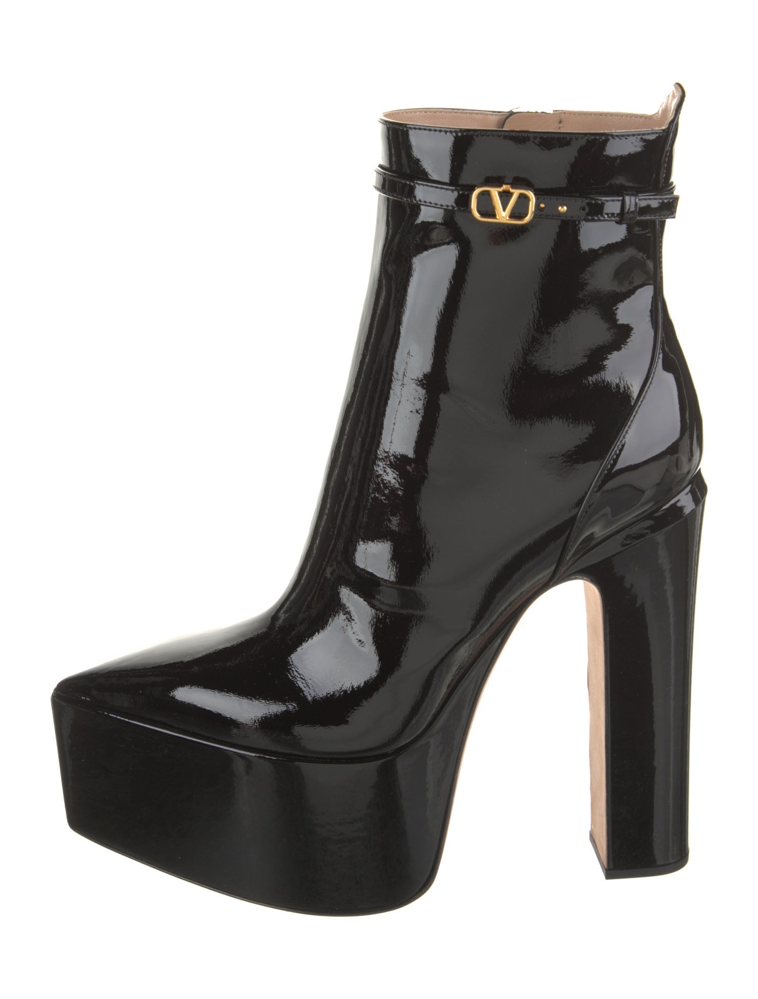 Valentino Patent Leather Boots