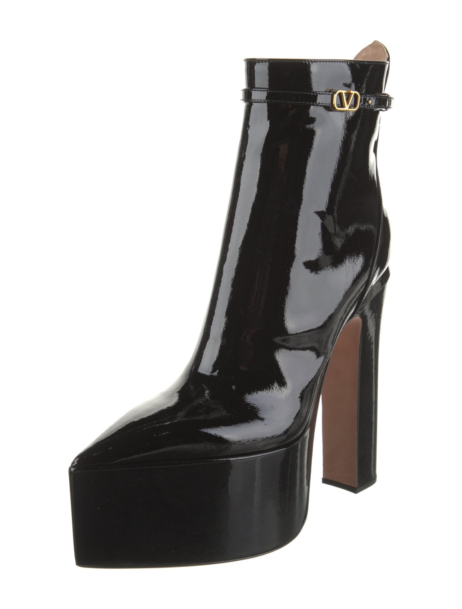Valentino Patent Leather Boots