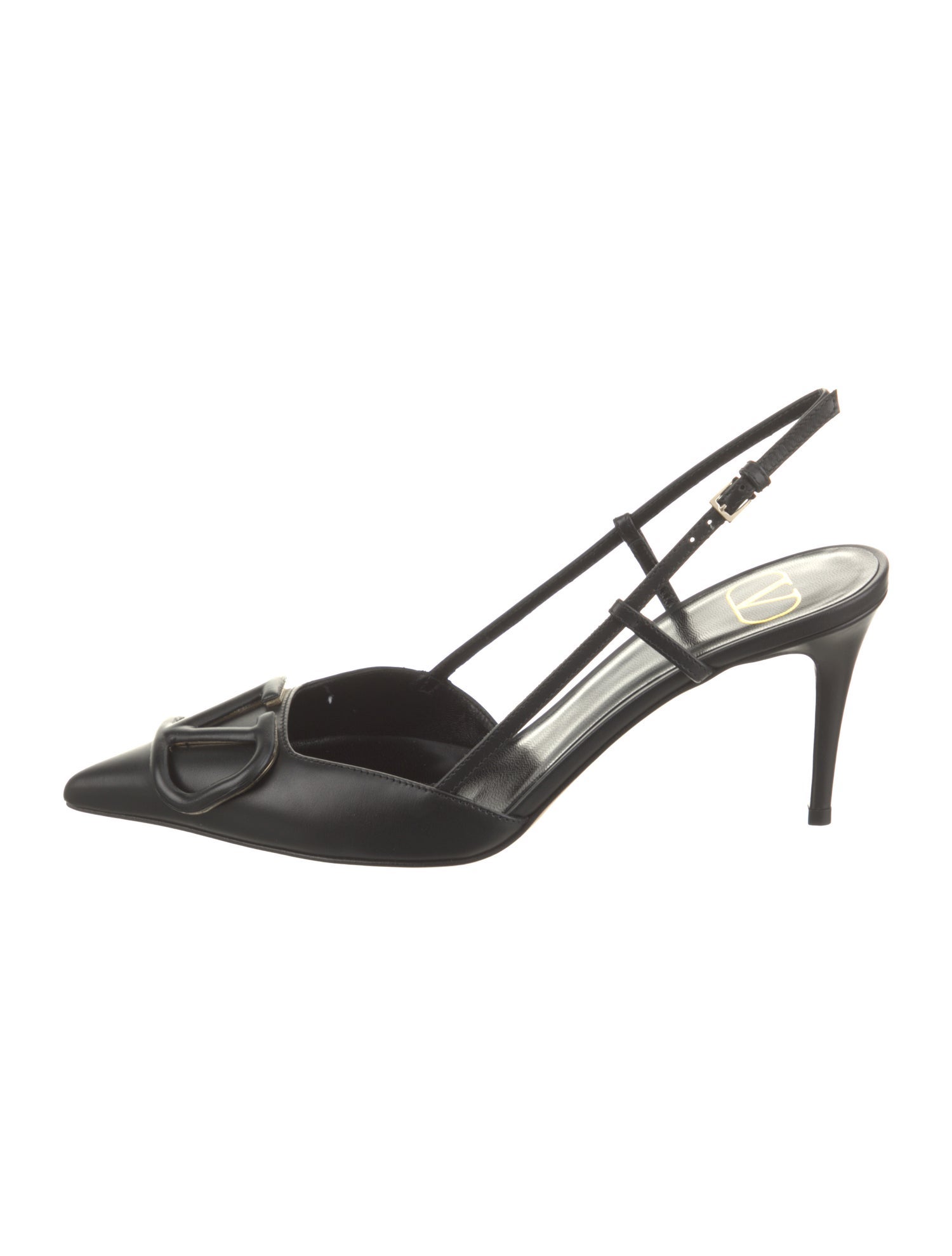 Valentino Leather Slingback Pumps w/ Tags