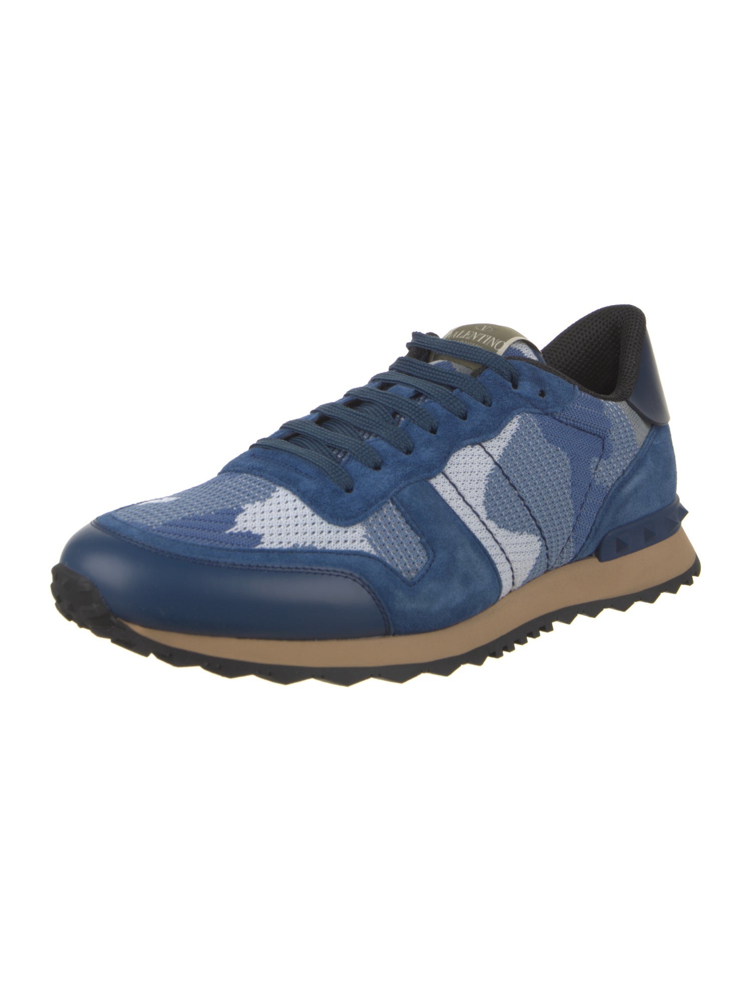 Valentino Camouflage Print Sneakers w/ Tags