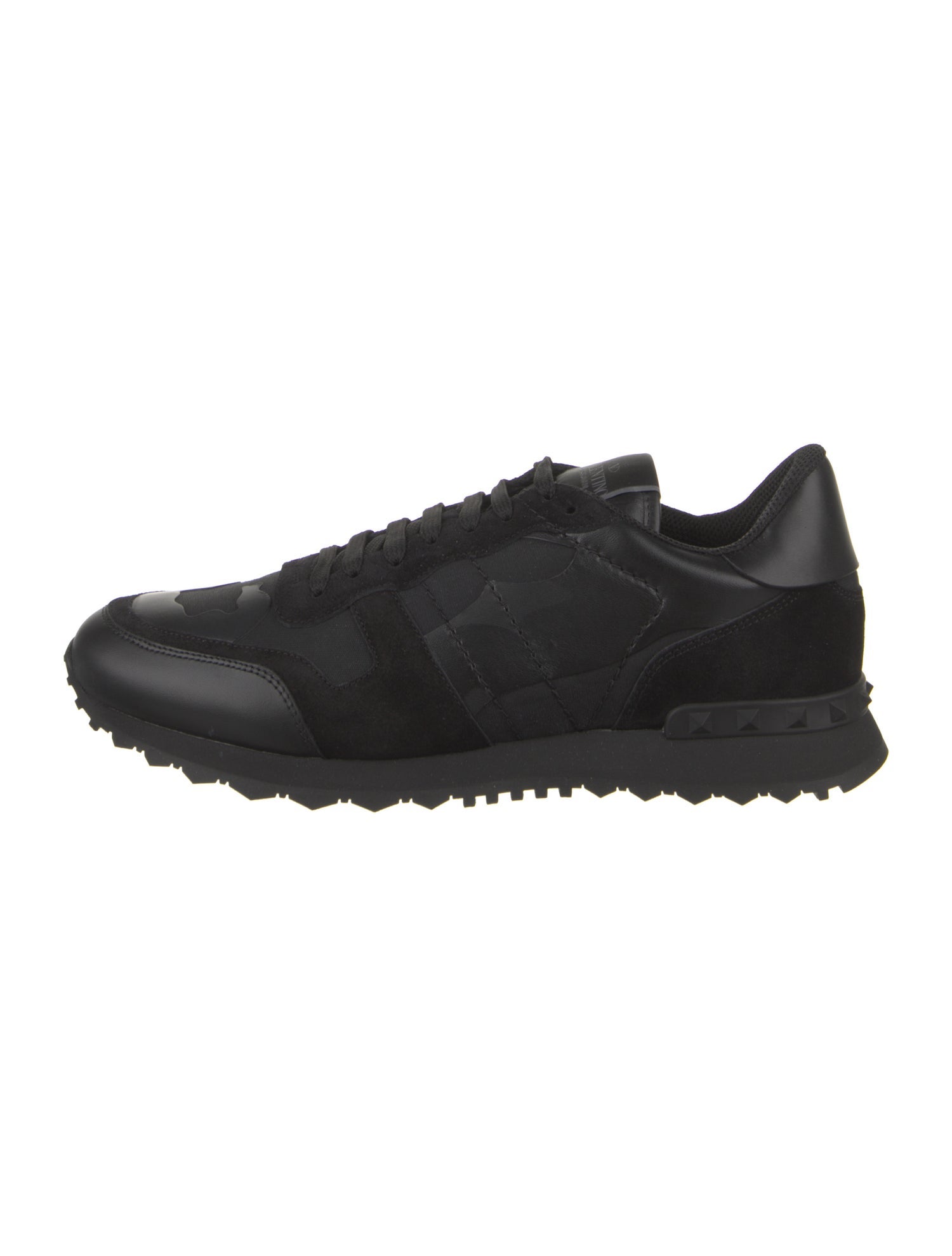 Valentino Leather Printed Athletic Sneakers w/ Tags