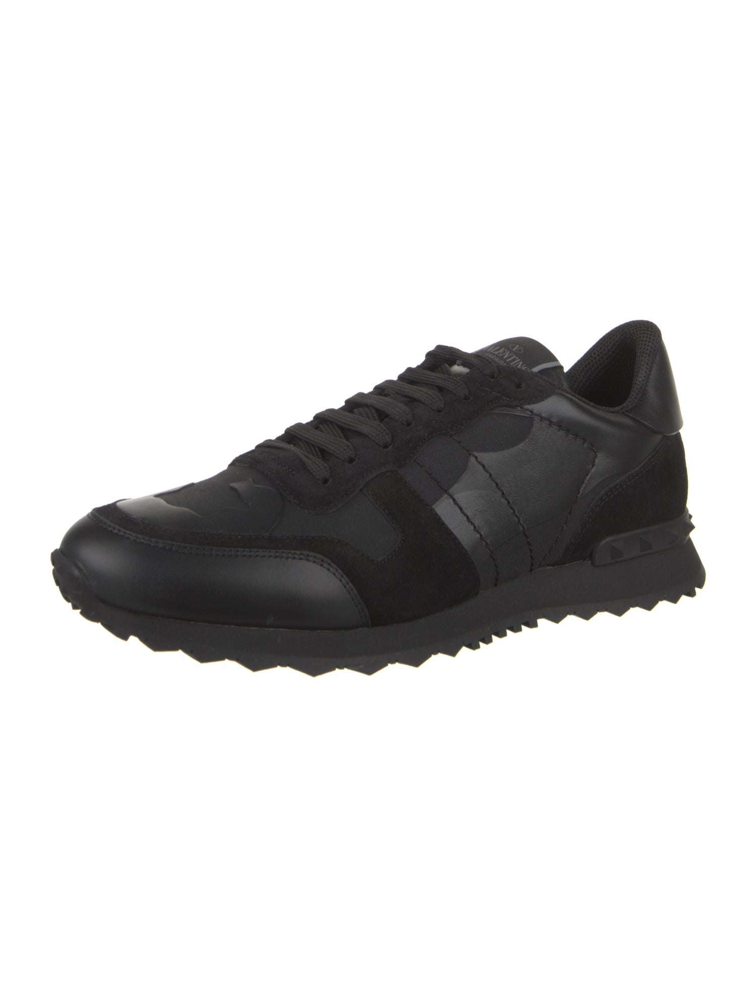 Valentino Leather Printed Athletic Sneakers w/ Tags