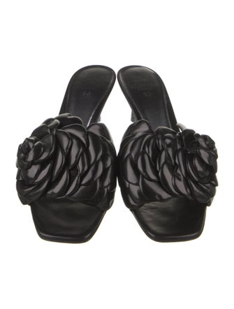 Valentino Leather Slides