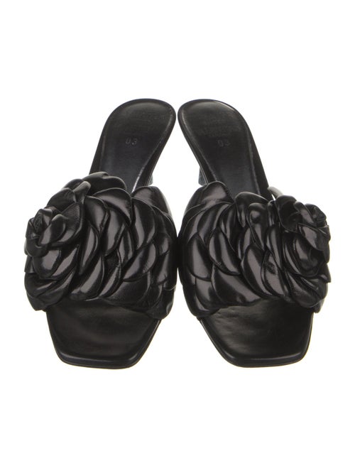 Valentino Leather Slides