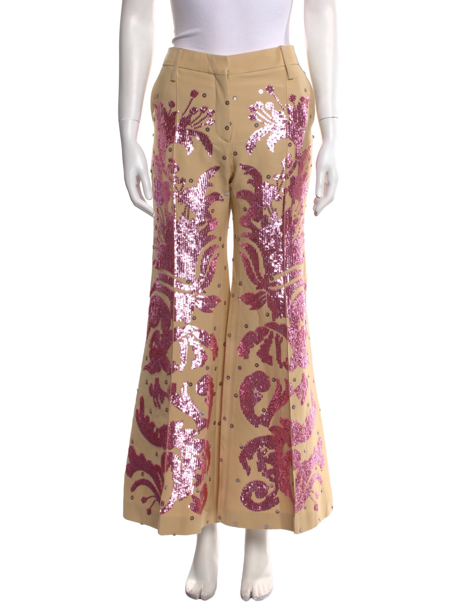 Valentino Garavani Atelier Virgin Wool Wide Leg Pants w/ Tags