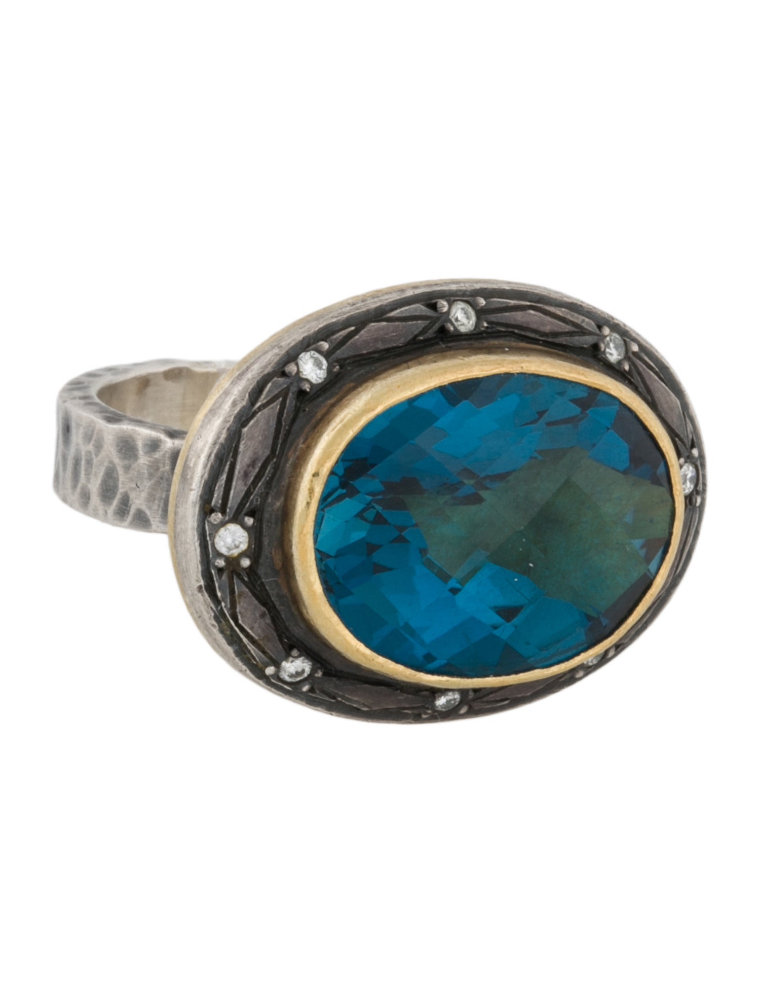 Kurtulan Topaz & Diamond Ring