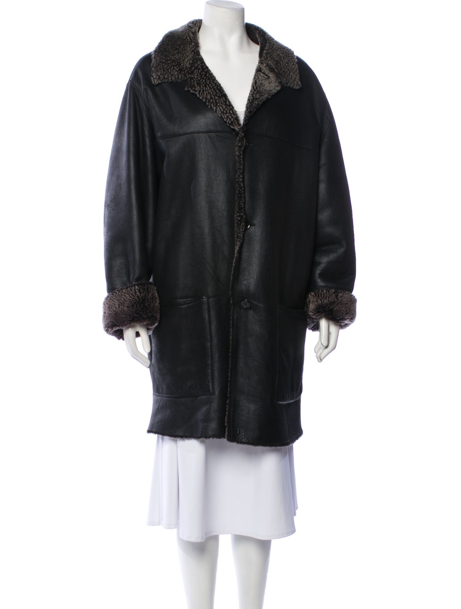 Via Veneto Shearling Fur Coat