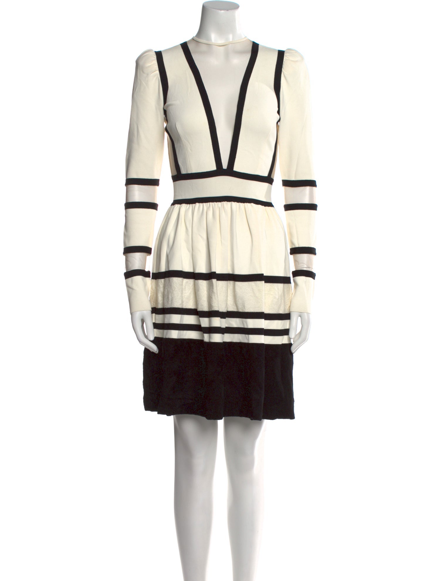 Vicedomini Striped Mini Dress