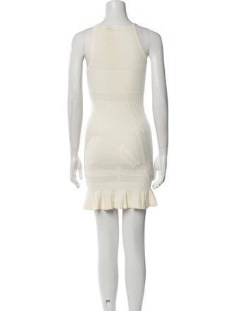 Vicedomini Scoop Neck Mini Dress