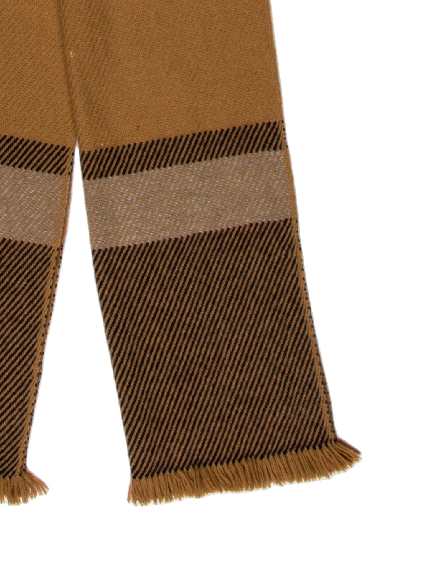Vicuna Cashmere Colorblock Pattern Scarf