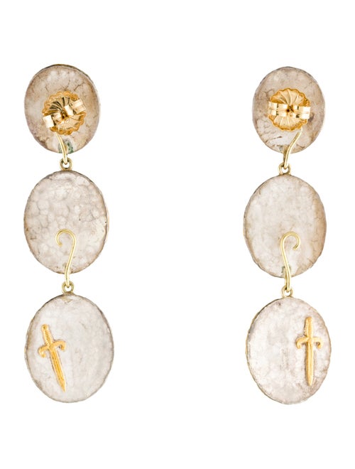 Victor Velyan 1.10ctw Diamond & Tanzanite Convertible Drop Earrings