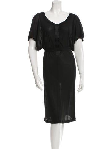 Viktor & Rolf Pleated Knee-Length Dress