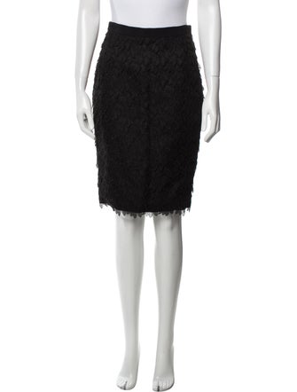 Viktor & Rolf Silk Knee-Length Skirt